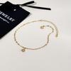 Französischer Chic Titanstahl Fußkettchen für Damen - Elegant, vielseitig und super glänzend exotische Fußkette