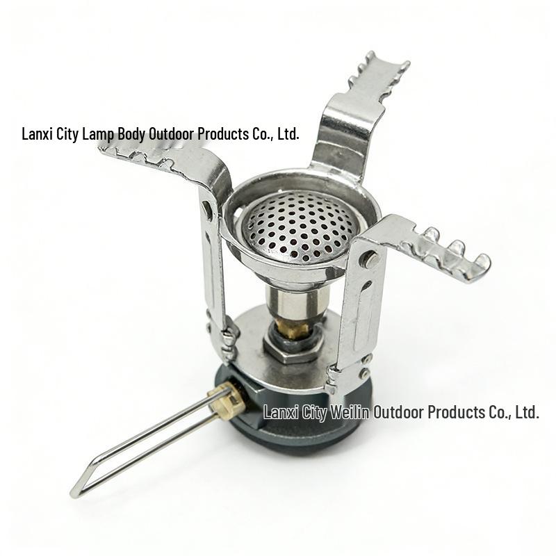 Portable Pocket Gas Stove: Integrated Mini Burner for Outdoor Picnics and Camping