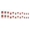 Temperament Gentle Milk Coffee Gradual Change Manicure Pure Desire Intellectual Fashion Manicure Wear Nail Special Nail Piece