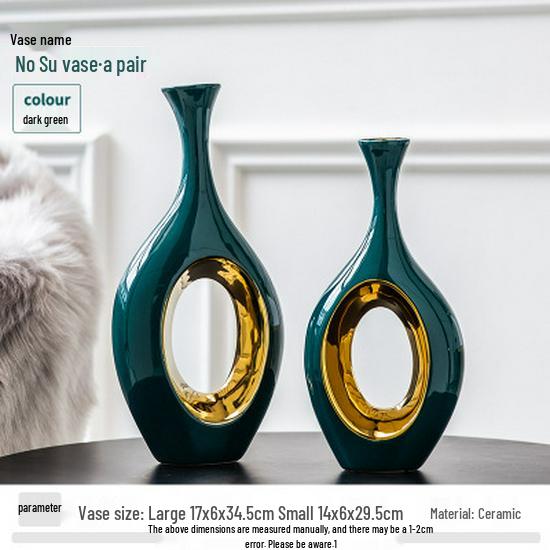 Luksusowa Ceramiczna Ozdoba w Stylu Europejskim do Wystroju Domu lub Biura