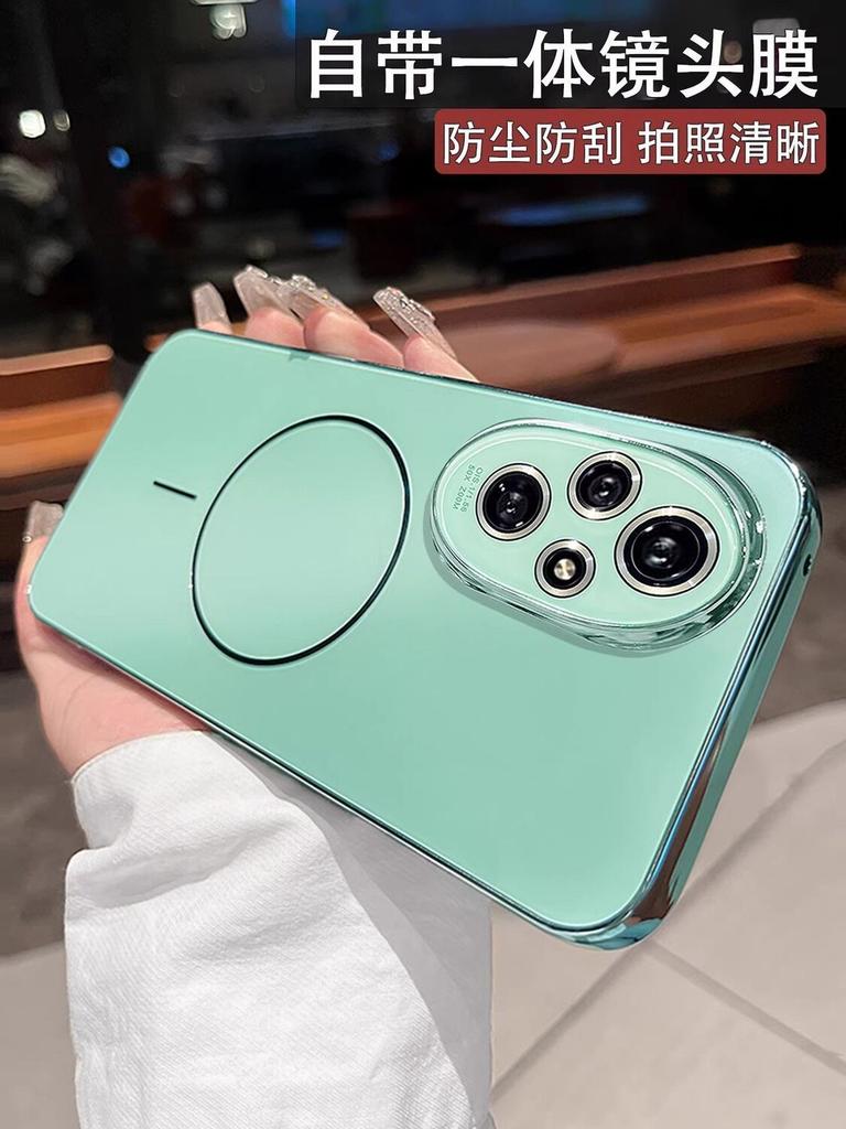 Case For Honor 200 200 Pro 400 Magnetic Phone Case Matte Shockproof Full Cover with Lens Film Silicone Protective Shell