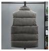 Giacca Gilet Invernale Spessa Calda in Velluto a Coste con Zip da Uomo Cappotto Casual da Uomo Piumino da Uomo