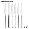 4/6/16/24 Pieces Cutlery Set Stainless Steel Thin Tableware Mirror Elegant Fork Spoon Western Dinner Set Sliverware4