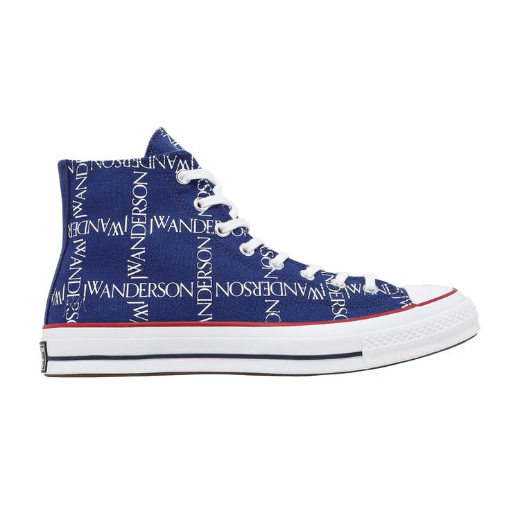 Converse Chuck Taylor All Star 70 Hi JW Anderson Wiederholter Print 37 blue