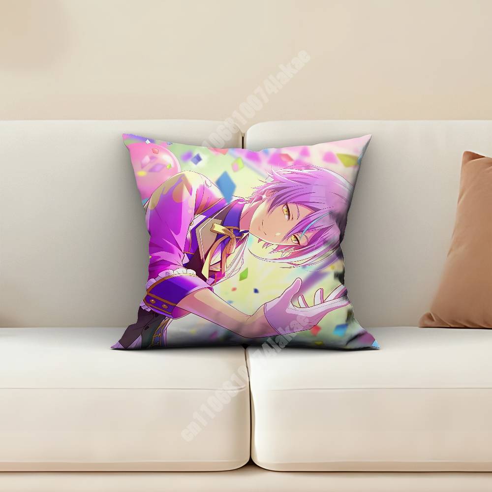 Wonderlands Showtime Rui Kamishiro Pillow Cover Cushion Case Sofa Couch Home Gaming Room Decoration