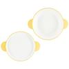 tak Kids' Dish Soup Bowl Set, Small, Yellow, JTN-0190-YL