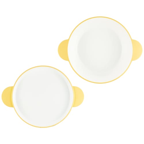 tak Kids' Dish Soup Bowl Set, Small, Yellow, JTN-0190-YL