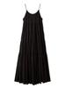 Cotton Volume Tiered Dress 13WFO262001 BLK 1 [Emi] Women's