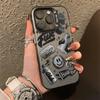 Luxury Newspaper graffiti Phone Case For  Redmi Note 13 12 Turbo 11 Pro Plus 10 Pro Max 12S 11S Redmi 12 4G 13C Cover