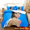 Selena Gomez Bedding Set Printed Bed Set With Pillowcase Bed Duvet Cover Soft Single Double Queen Super King Size