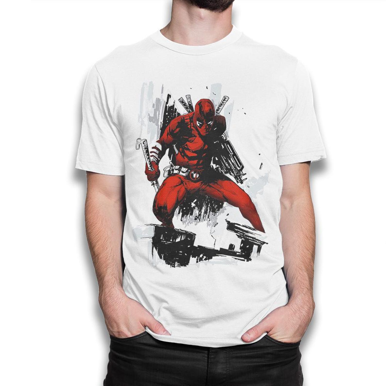 Deadpool Comics T-Shirt, Men s and Women s Sizes 2XL