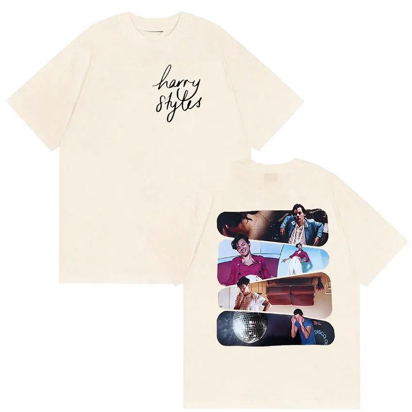

Rapper Harry Styles New Album 2026 Graphic T Shirt Men s Vintage Hip Hop Clothing T-shirts Man Fashion Oversized Cotton T-shirt 5XL різнокольоровий