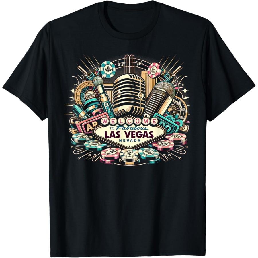 Graphic Tee for Men Las Vegas Men s Shirt T-Shirt S чёрный