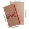 Valentines Day Mothers Day Greeting Card with Envelope Hollow Heart Flowers Gift Card Birthday Party Supplies Wedding Invitation