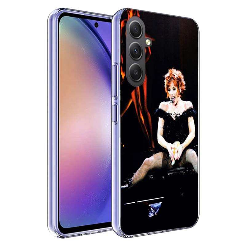 Mylene Farmer Phone Case for Samsung A17 A37 A57 A07 A16 A26 A36 A56 A06 A02S A12 A22 A32 A52S A04S A14 A24 A34 A54 A03 A13 A33