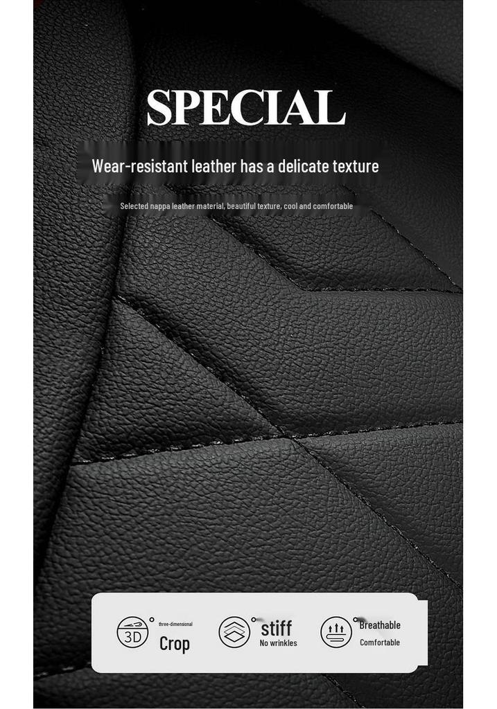 All-Season Leather Car Seat Cushion for Wuling Jiachen
