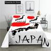 3D Print Fashion Japan Style Bedding Set Boys Girls Twin Queen Full Size Duvet Cover Pillowcase Bed Adult Bedroom