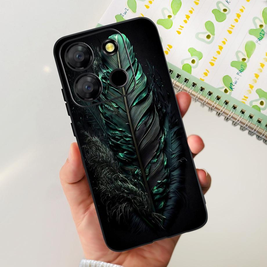 For Itel A60 A70 A27 A48 Phone Case Back Cover Matte Slim Soft TPU Silicone Bumper Child Fashion Cartoon Pattern Fundas ITELA60s