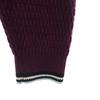 LACOSTE Long sleeve turtleneck sweater XS wine-red knit Men's Used