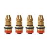 Brass Misting Nozzles Adjustable 1/2 Inch Centrifugal Water Atomizing Spray Nozzle Mist Sprinkler Jet Water Save Sprinklers