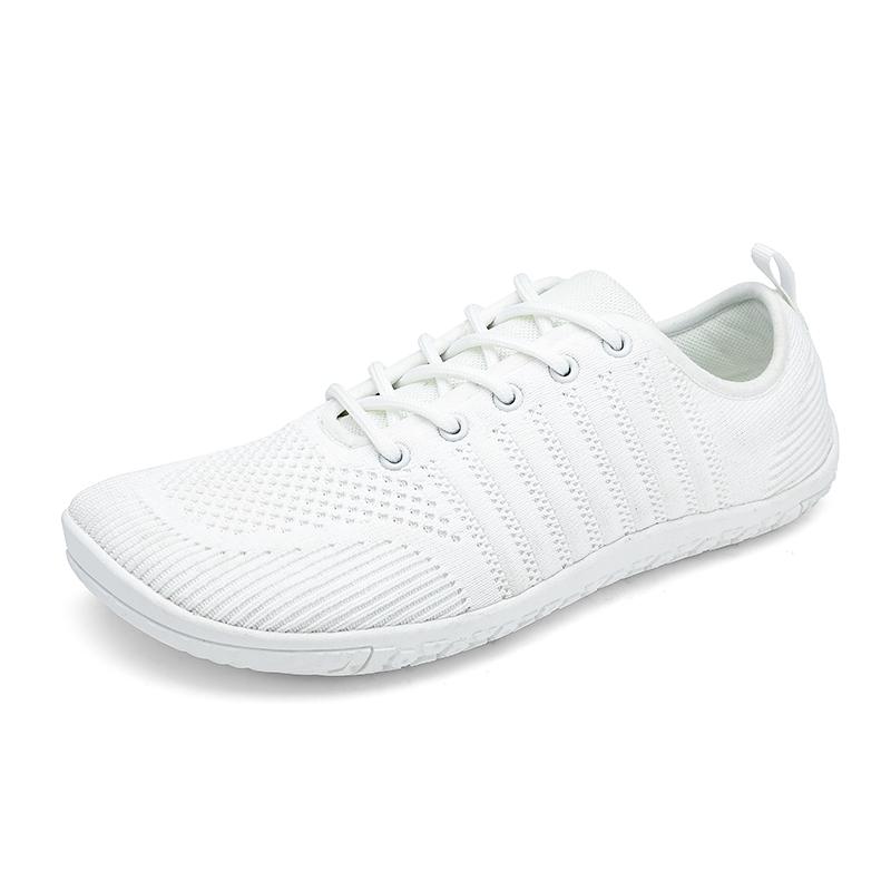

Wide Toe Box Zero Drop Sneakers for Men and Women – Lightweight Shock-Absorbing Running Shoes, Breathable Comfort for Daily Walking 36 белый