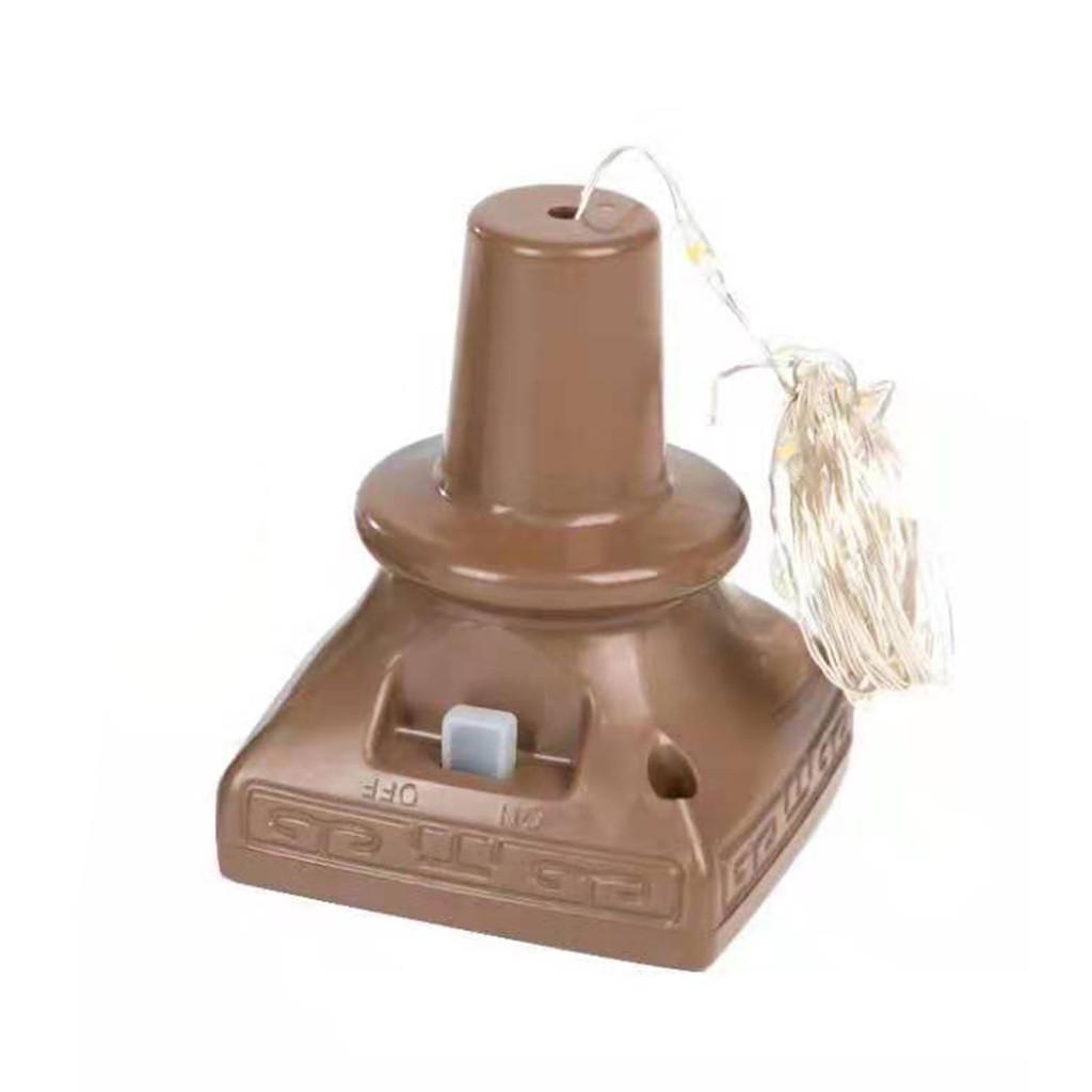 1 Stücke Solarenergie Korkförmige LED-Licht Licht Weinflasche Lampe Dekor