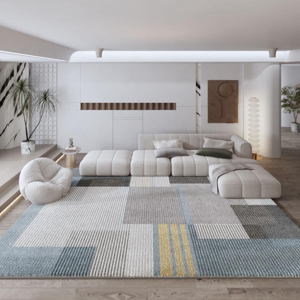 Modern Nordic Non-Slip Living Room Carpet - Versatile Floor Mat for Bedroom, Bay Window, Coffee Table, or Bedside Use