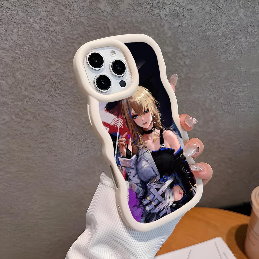 HSR Serval Wavy Edge TPU Mobile Phone Case for iPhone 17 16 15 14 13 12 11 Air Pro Max Plus Colorful Cover