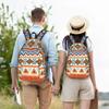 Traditioneller Ethnischer Stammes-Rucksack für Männer Frauen Teenager High School Tagesrucksack Buntes Muster Laptop Computer Leinwandtaschen