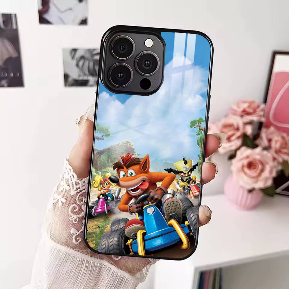 

C-CrashS B-Bandicoot Game Phone Case For iPhone 17,16,15,14,13,12,Plus,Pro,Max for Magsafe Magnetic Wireless Charging iPhone13PROMAX