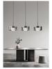 2025 Modern Minimalist Glass Pendant Light with Adjustable Height for Dining Table or Bar