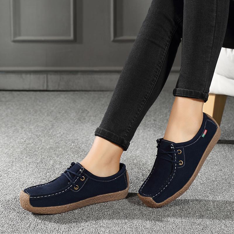 Women Black Red Yellow Orange Blue Coffee Office Business Shoes Flats Loafers Casual Slip on Shoes Large Size Large Size 41 42