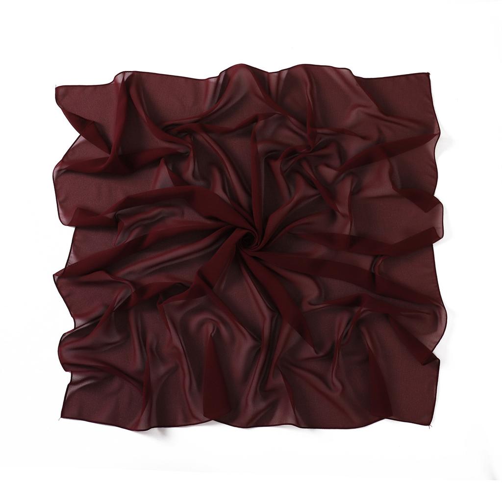 Solid Pearl Chiffon Women Scarf New Summer Girls Sunscreen Thin Scarves Soft Shawl Foulard Viscose Spring Lady Wrap Shawls