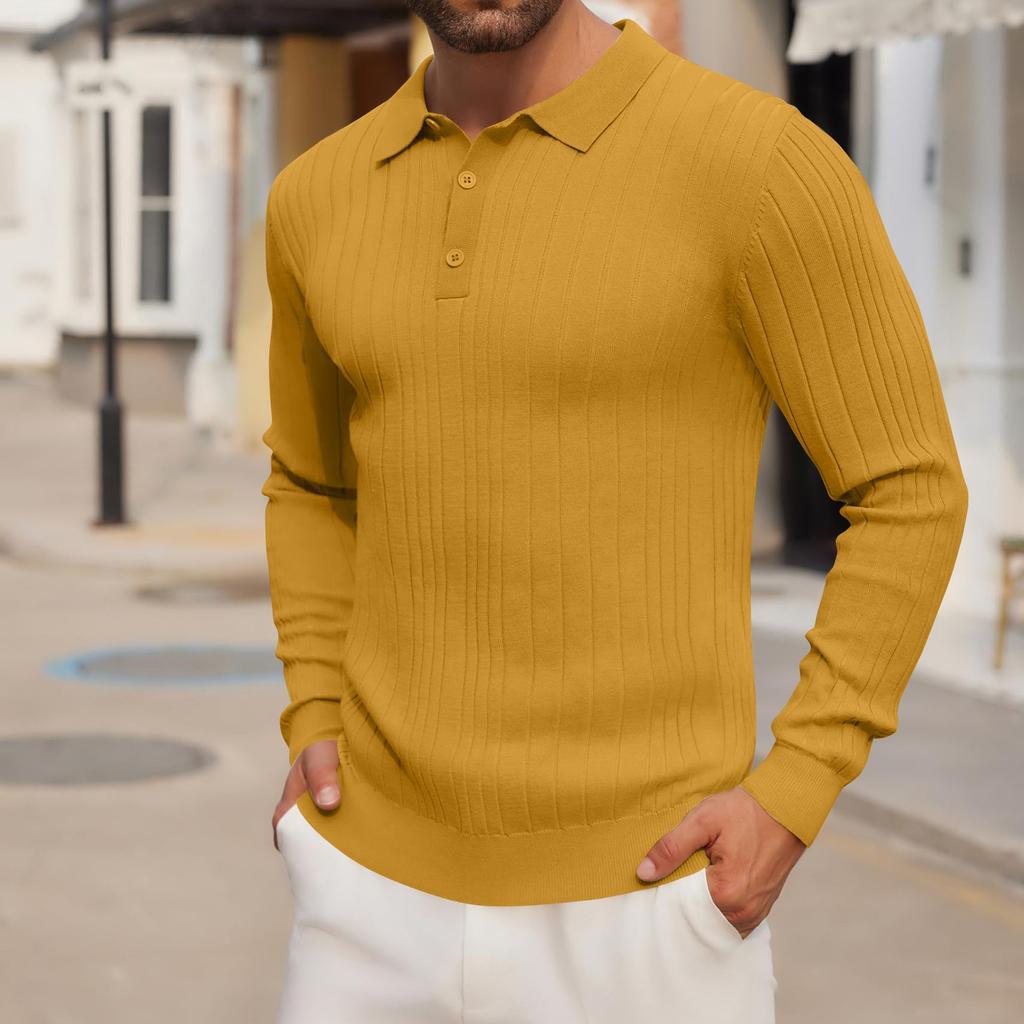 Mens   Shirts Classic Long Sleeve Buttons Fitness Workout T-Shirts Casual Fall Gym Muscle Fit Sports Tops