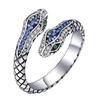Alloy Open Rings Stacking Rings Vintage Punk Snake Ring Jewelry Accessorie