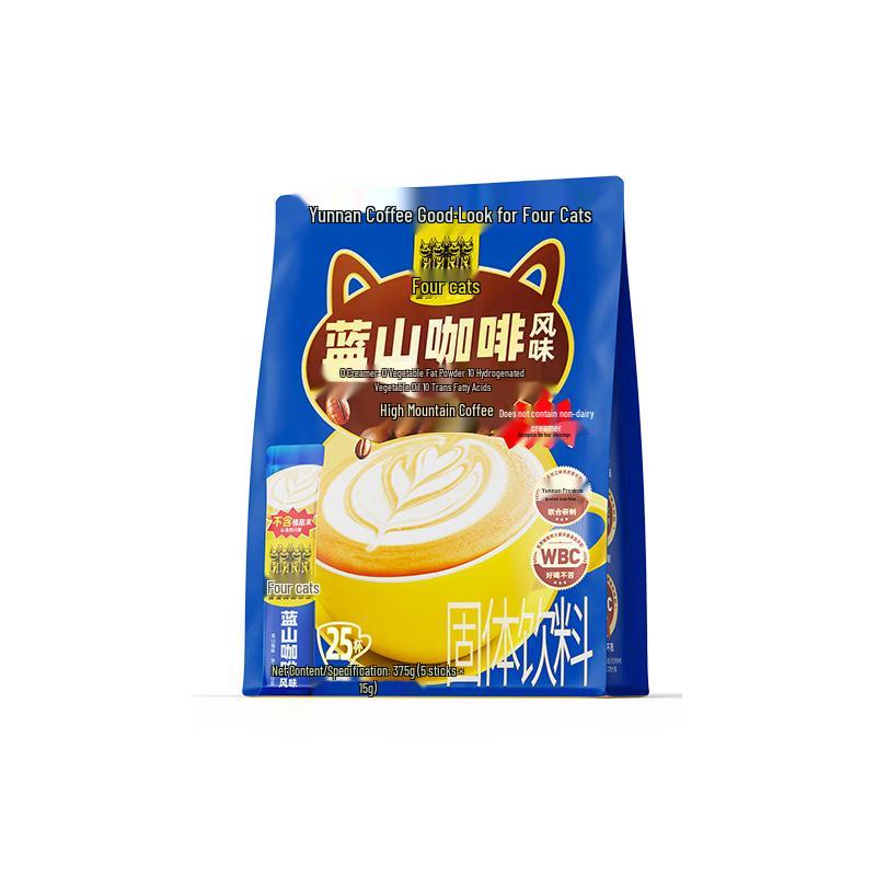 Four Cats 3-in-1 Instant Coffee with 0 Creamer