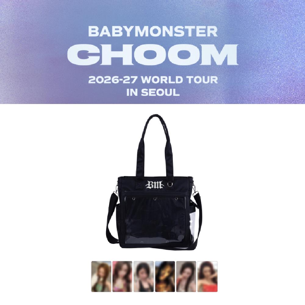 2026~27 Мировой тур BABYMONSTER CHOOM в СЕУЛЕ Прозрачная сумка через плечо