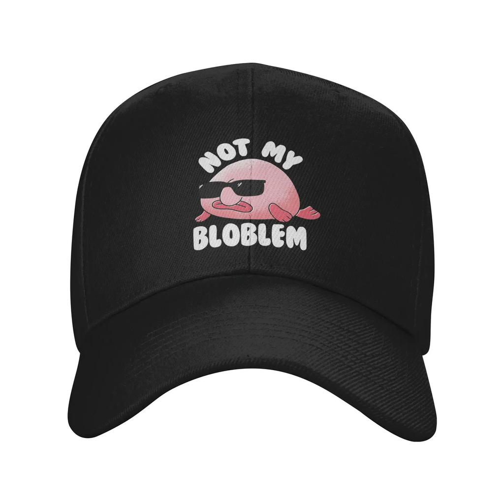 Unisex Baseball Hats Blobfish Not My Bloblem Not My Problem Streetwear Summer Sports Baseball Caps Hip Hop Cap Casquette Hats