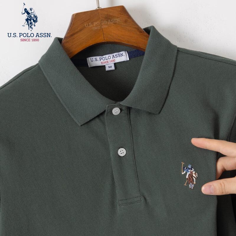 U.S. Polo Assn. Men's Wrinkle-Free Short Sleeve Polo Shirt