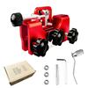 Portable Hand-Cranked Chainsaw Teeth Sharpener Clamp for Household Use