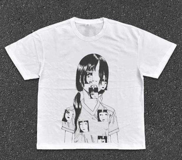 2026 Summer New Retro Illustration College Style Short-Sleeved T-Shirt - Pure Cotton Men's and Women's Trendy Top