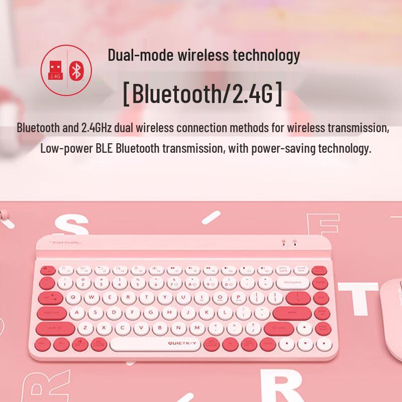 A4Tech FBK30 Wireless Bluetooth Silent 86-Key Mini Keyboard
