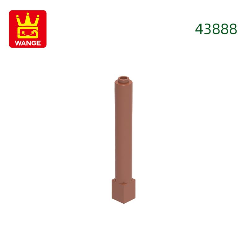 Ungiftig 52 Stück/Los 43888 1x1x6 Solide Säulen Bausteine Moc Konstruktionszubehör Kompatibel Mit Brick Kinderspielzeug Geschenk