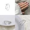 Cat Claw Charming Ring Delicate And Alluring Cute And Sweet Copper Material Adjustable Opening Design Animalzodiac