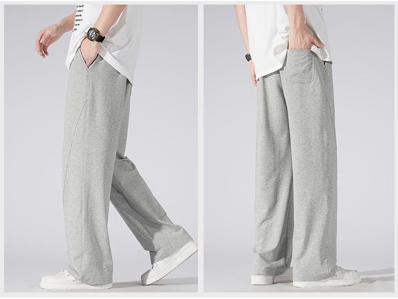 Men's Summer Casual Straight Loose Sweatpants - Trendy, Lightweight Athletic Pants