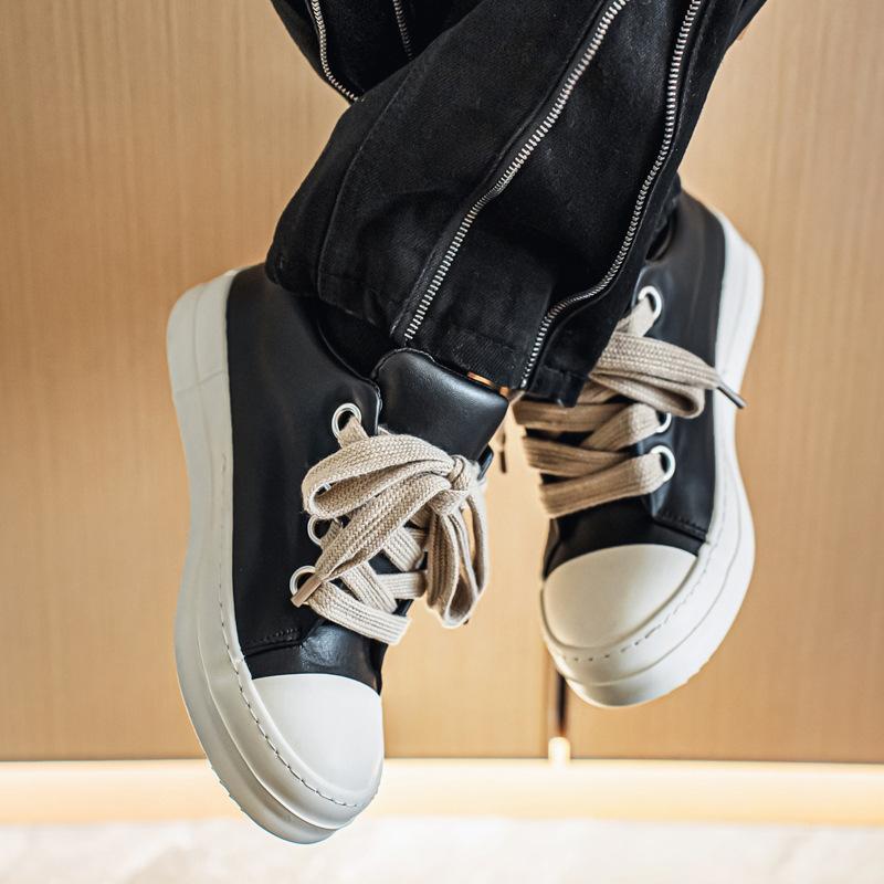 Boutique Men's Casual Soft Bottom Sneakers Low cut Versatile Anti slip Youth Campus Style Running Shoes Zapatillas Deportivas