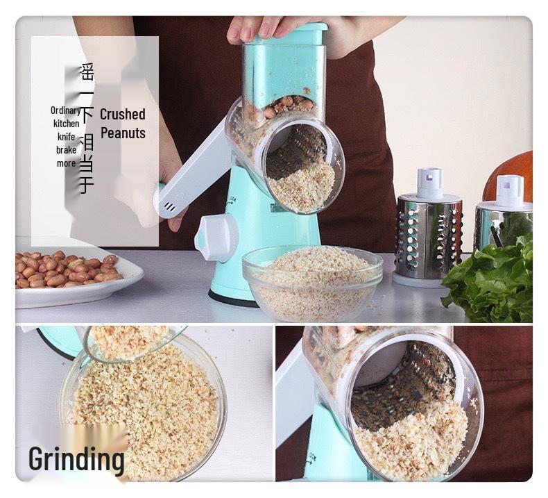 Manual Hand-Cranked Multifunctional Vegetable Cutter & Shredder