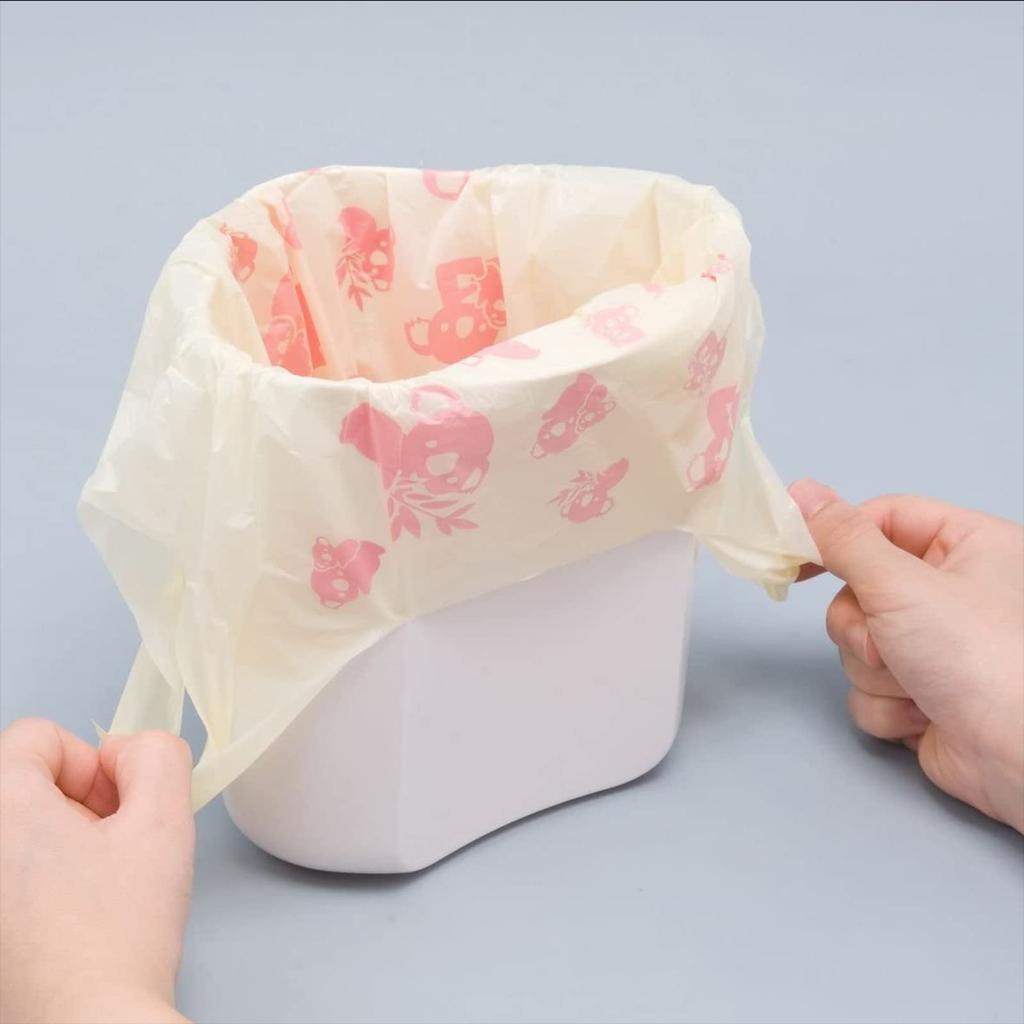 Core Carry Bag Plastic Bag Height 40cm X Width 18cm Depth 12cm X Thickness Cream Color Translucent 90 Pieces X 2 Book Set Total 180 Pieces Cute