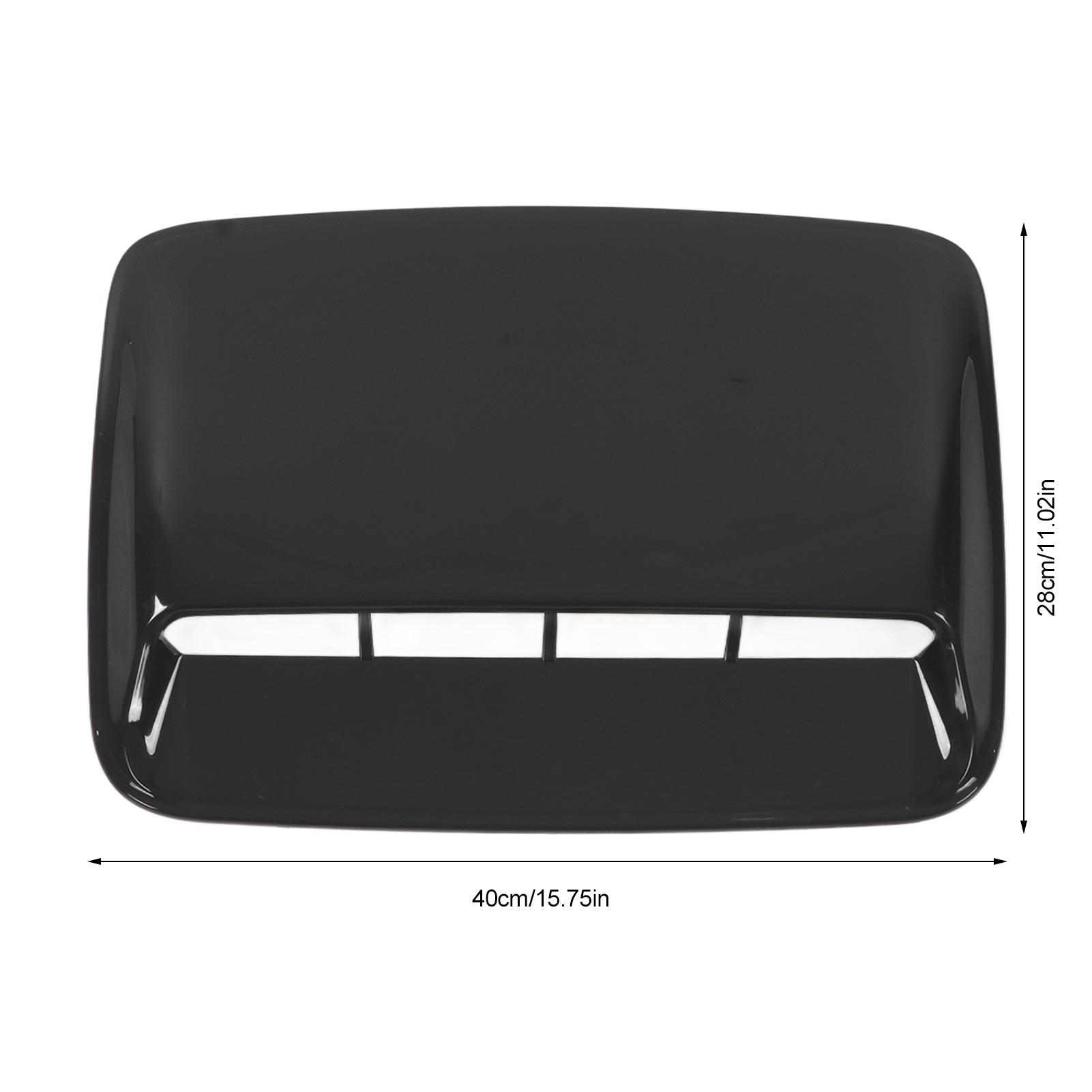 

Крышка воздухозаборника капота двигателя глянцевая черная ABS крышка капота автомобиля универсальная для модификации автомобиля автозапчасти