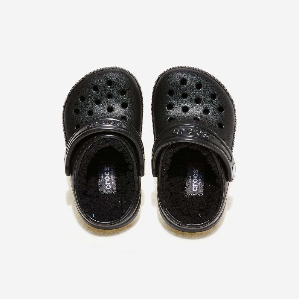 Crocs Классические сабо на подкладке для малышей Crs207009 Черный Черный 165 — фото 3